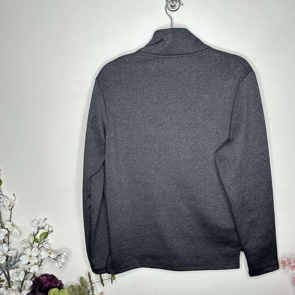 Con.Struct Solid Texture Fleece Lined Quarter Zip… - image 3